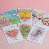 The Modern Bohemian Affirmation Deck & Card Holder Set